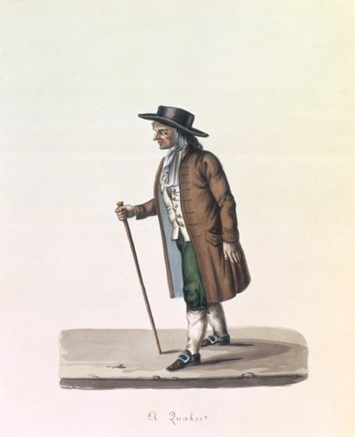 Ein Quäker (ca. 1840) von Nicolino Calyo